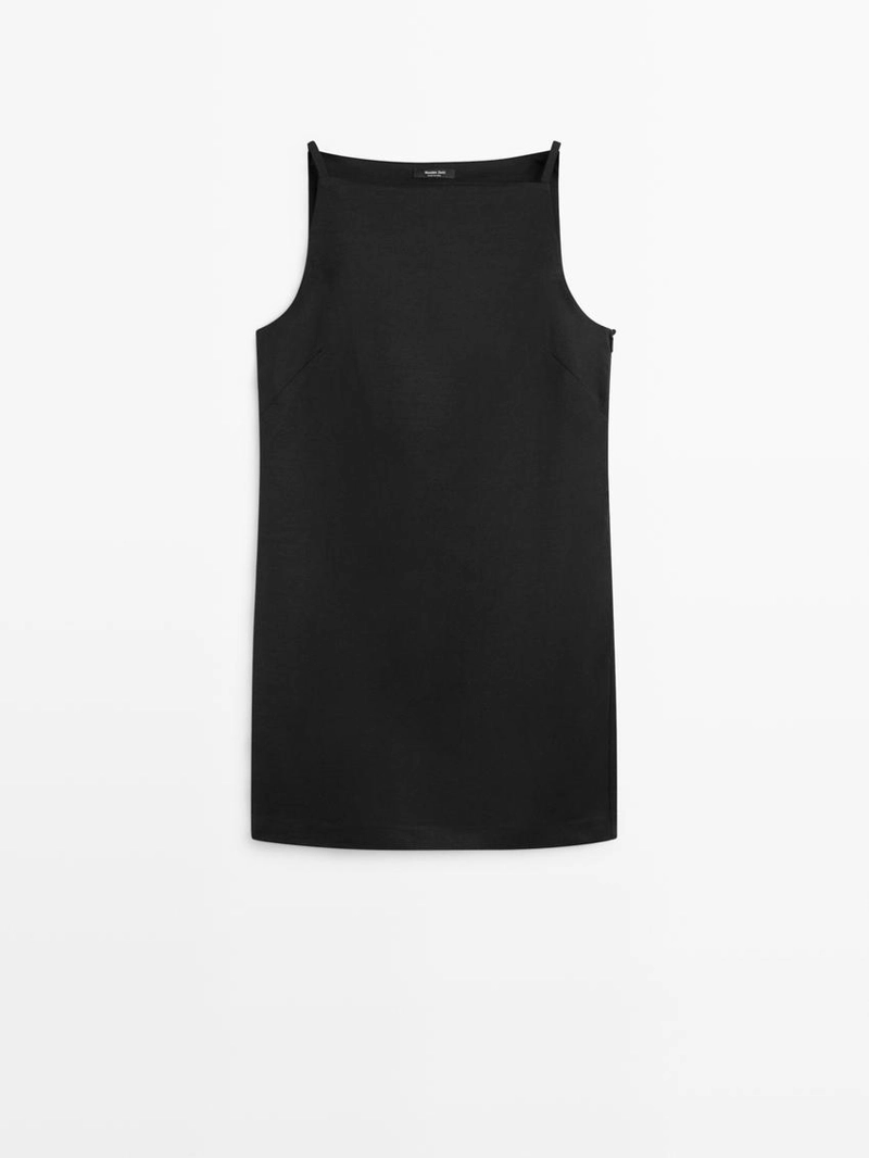 Платье мини с плавной посадкой