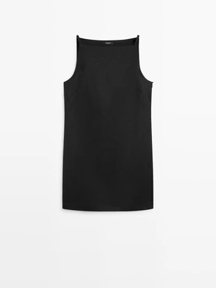 Платье мини с плавной посадкой- Заказать в России