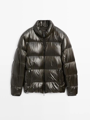 Пуховик с наполнителем из пуха и перьев- Заказать в России