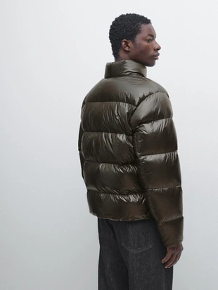 Пуховик с наполнителем из пуха и перьев- Заказать в России