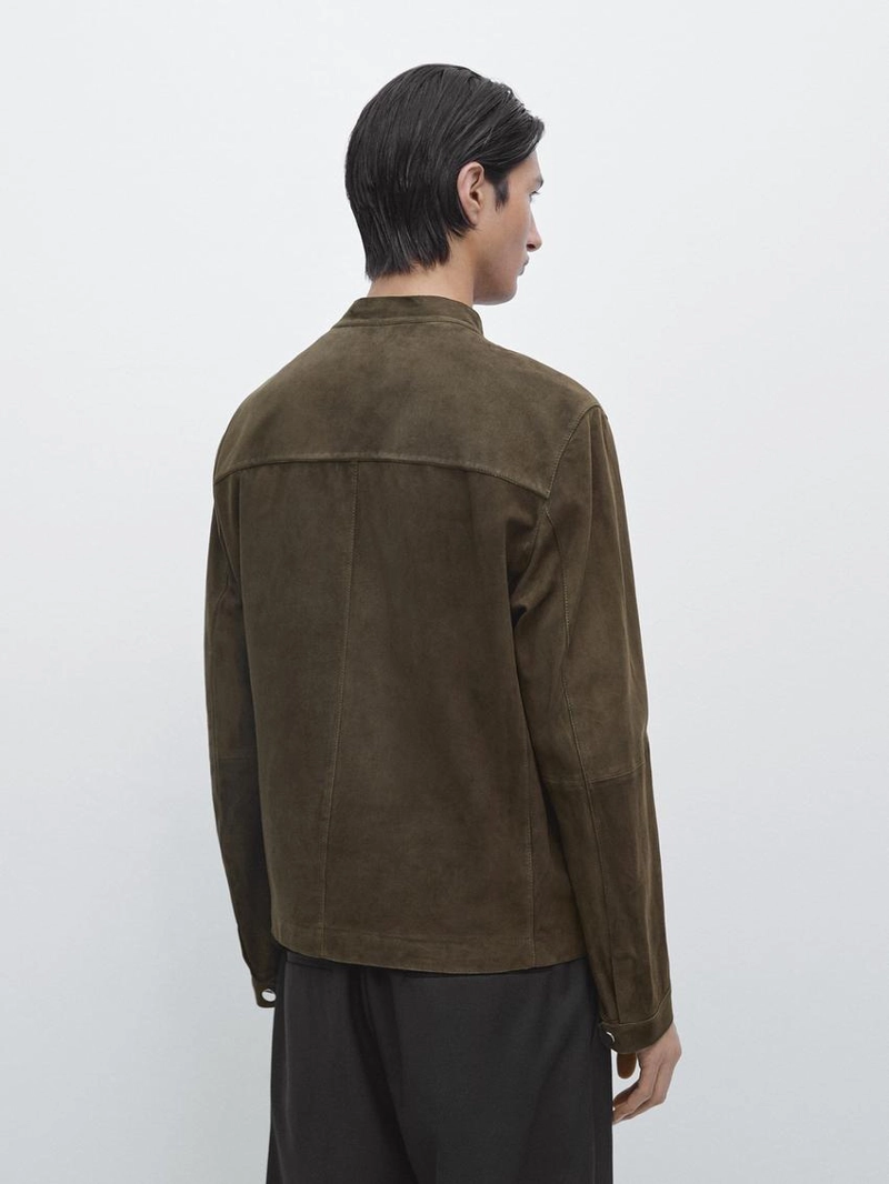 Куртка из замши