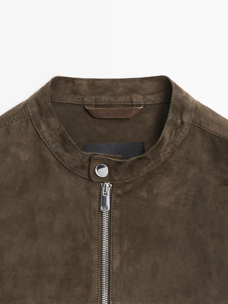 Куртка из замши