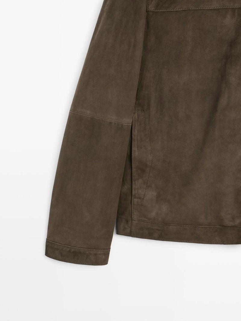 Куртка из замши