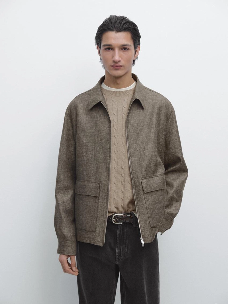 Короткая куртка с деталями кармана