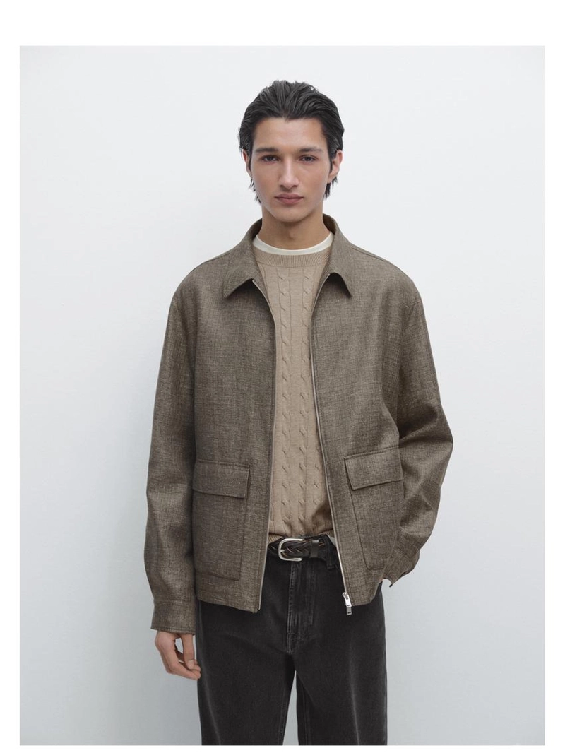 Короткая куртка с деталями кармана