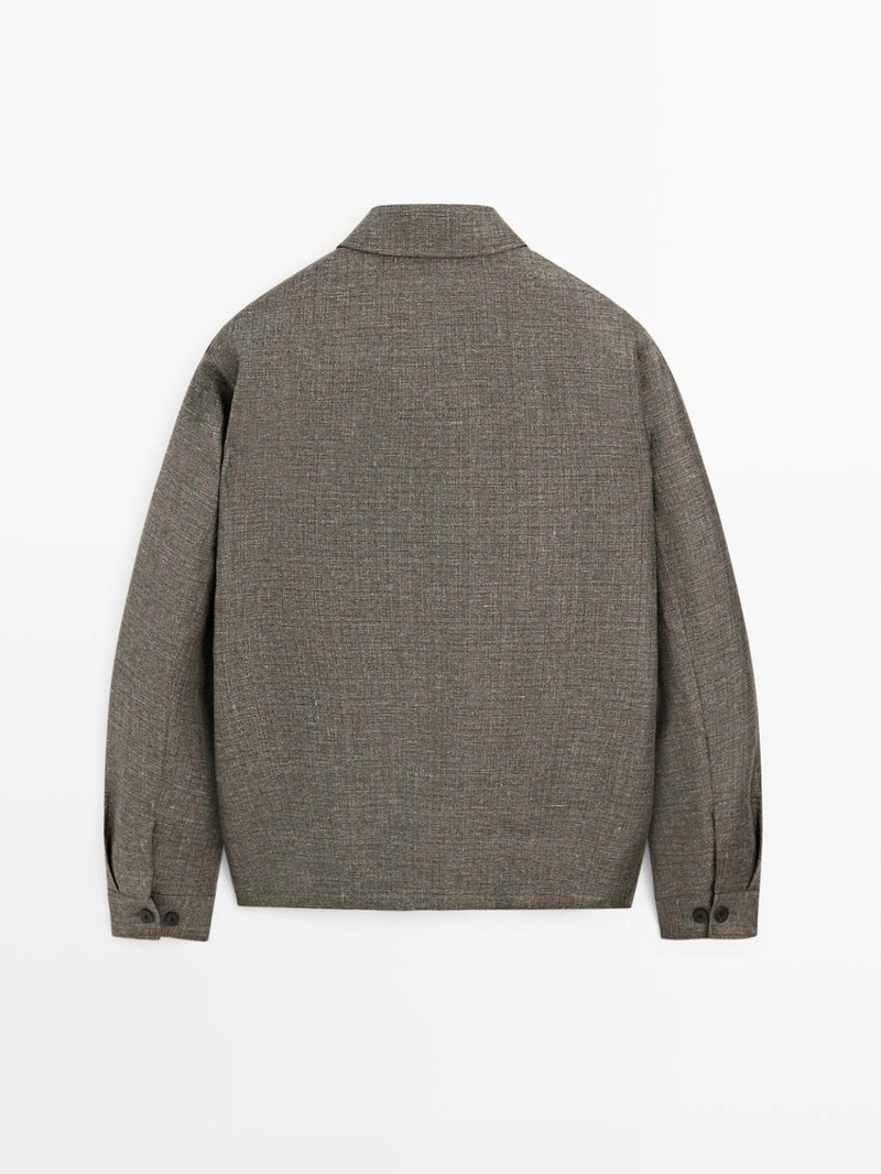 Короткая куртка с деталями кармана