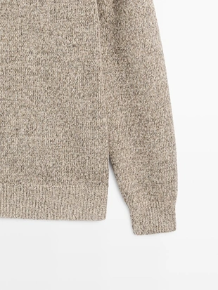 Кардиган из хлопкового трикотажа с пуговицами- Заказать в России