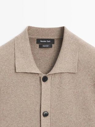 Кардиган из 100% хлопкового трикотажа- Заказать в России