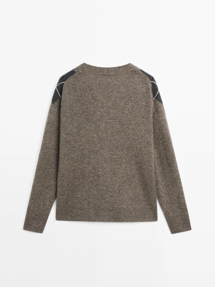 Кардиган из шерсти с аргайловым узором- Заказать в России