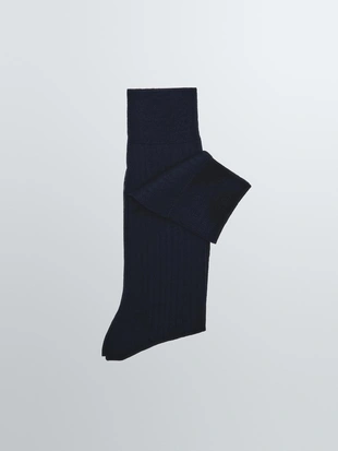 Носки из хлопкового микса в рубчик- Заказать в России