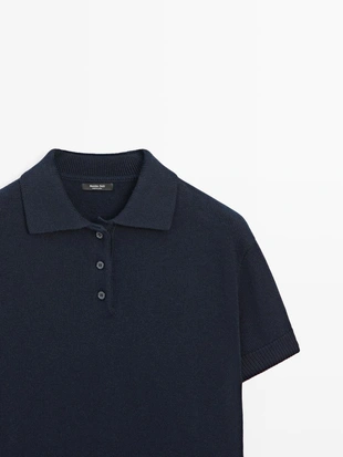 Купить Massimo Dutti Водолазка-поло из шерстяной смеси