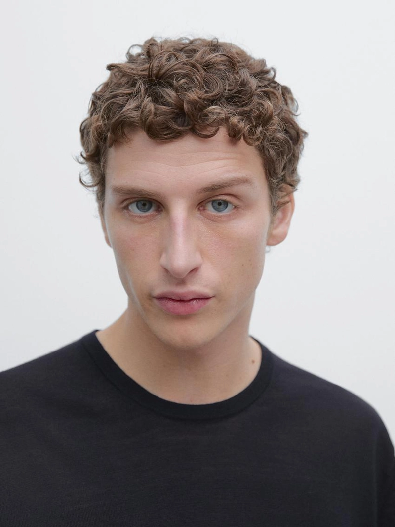 Футболка из шерсти с короткими рукавами