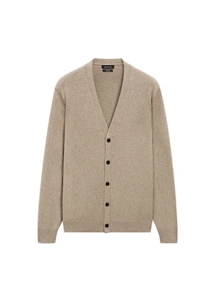 Кардиган из вязаного трикотажа из 100% хлопка- Заказать в России