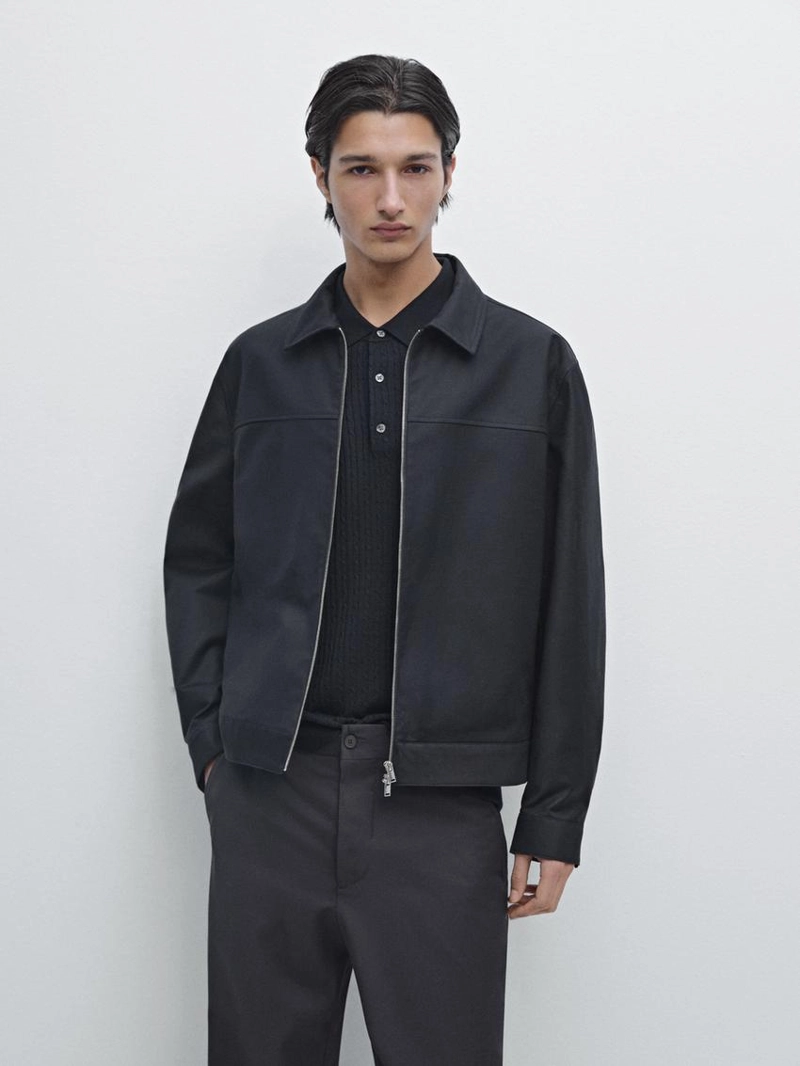 Куртка из хлопкового микса