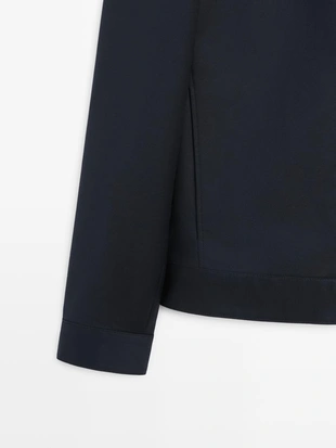 Куртка из хлопкового микса- Заказать в России