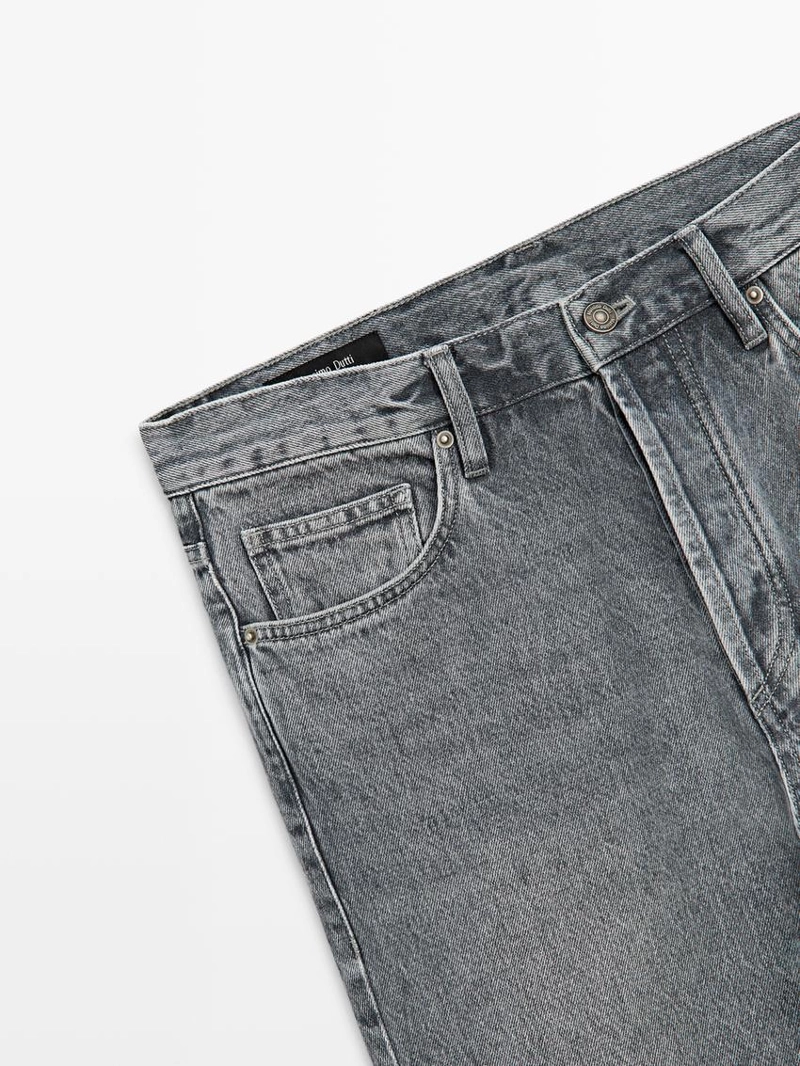 Джинсы прямого кроя massimo dutti