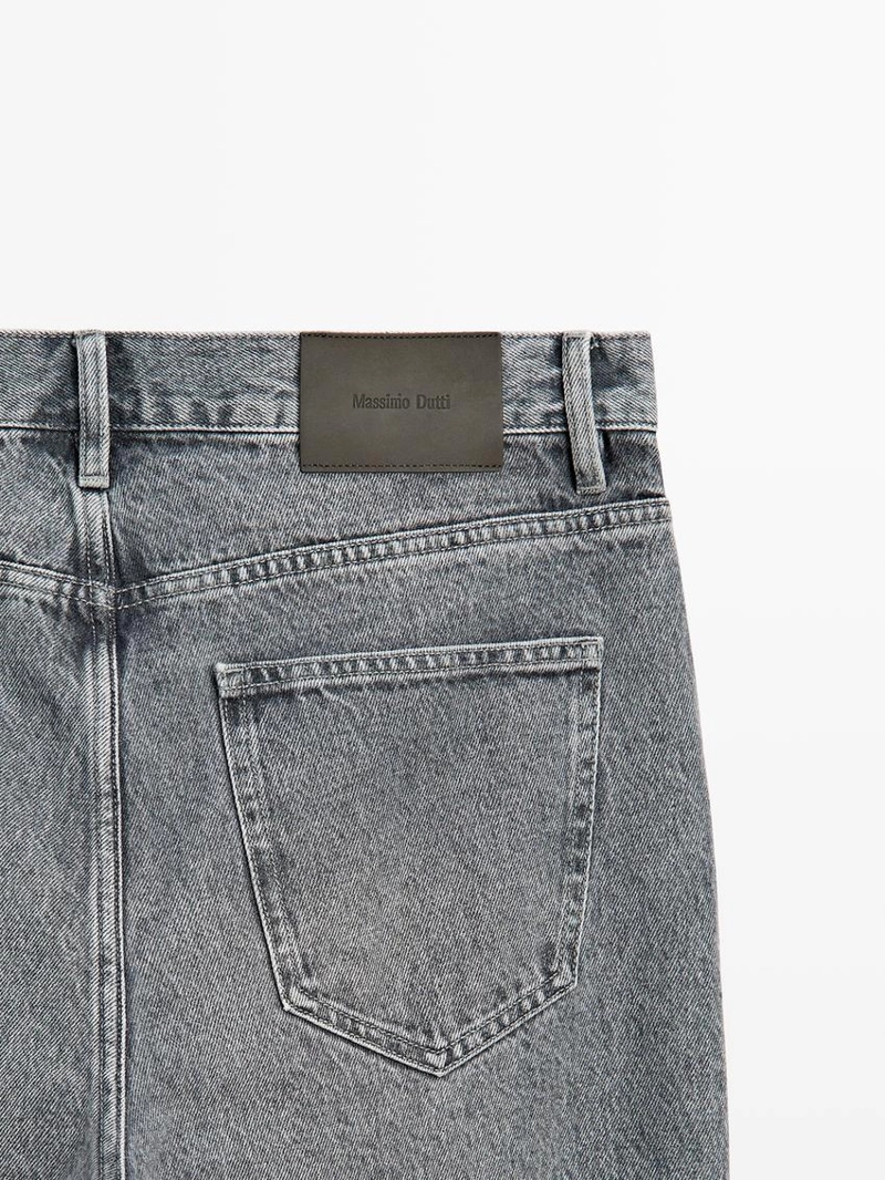 Джинсы прямого кроя massimo dutti
