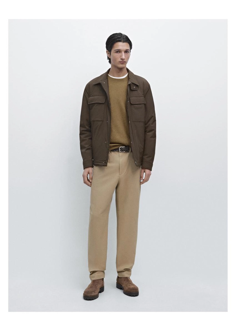 Хлопковые брюки с посадкой джоггер