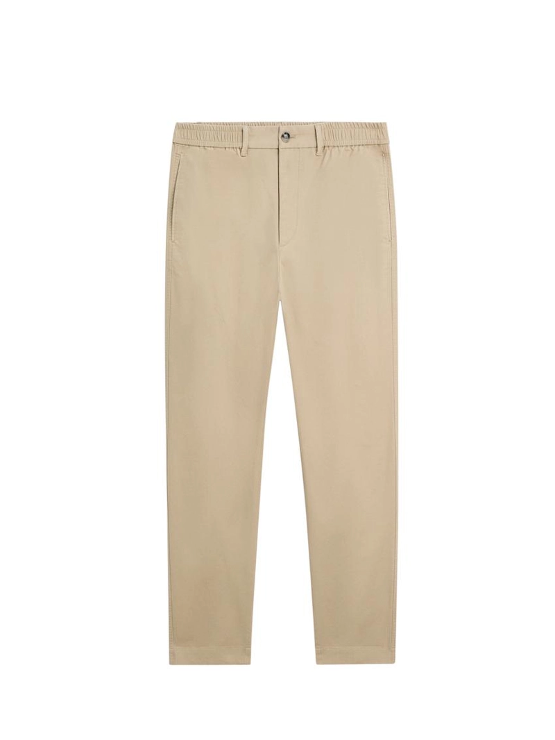 Хлопковые брюки с посадкой джоггер