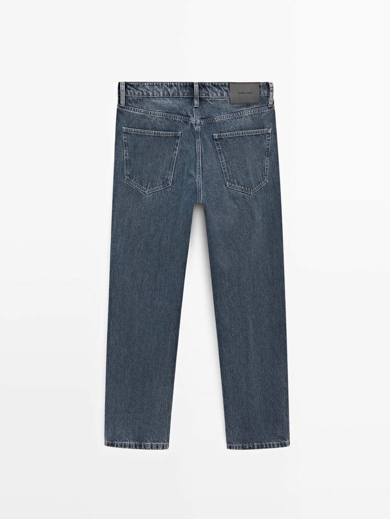 Джинсы прямого кроя