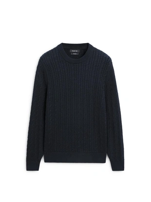 Свитер с круглым вырезом из хлопка 100%- Заказать в России