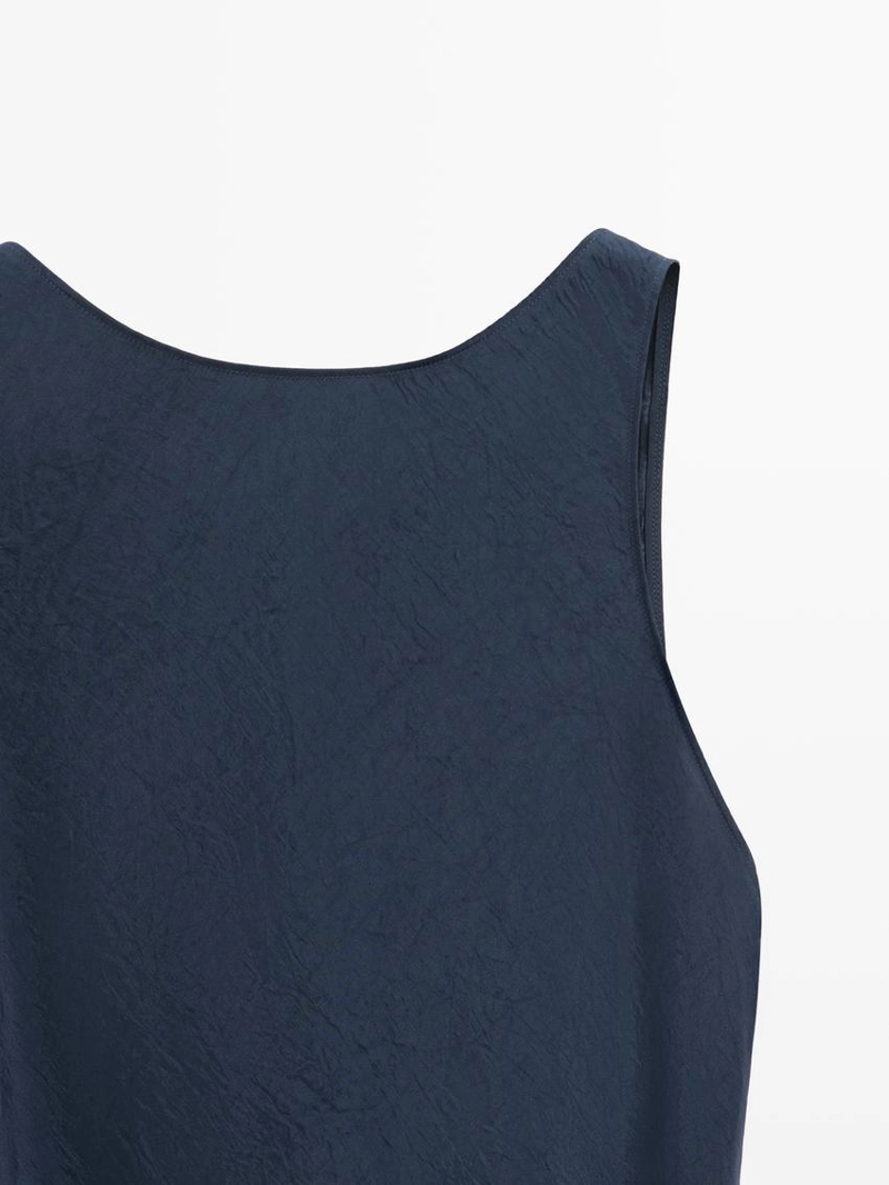 Платье миди с плавным падением