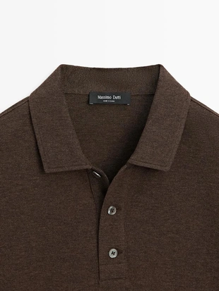 Поло из хлопка с коротким рукавом- Заказать в России