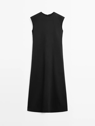 Платье с короткими рукавами- Заказать в России