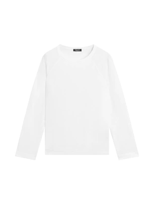 100% хлопковая футболка с длинным рукавом- Заказать в России