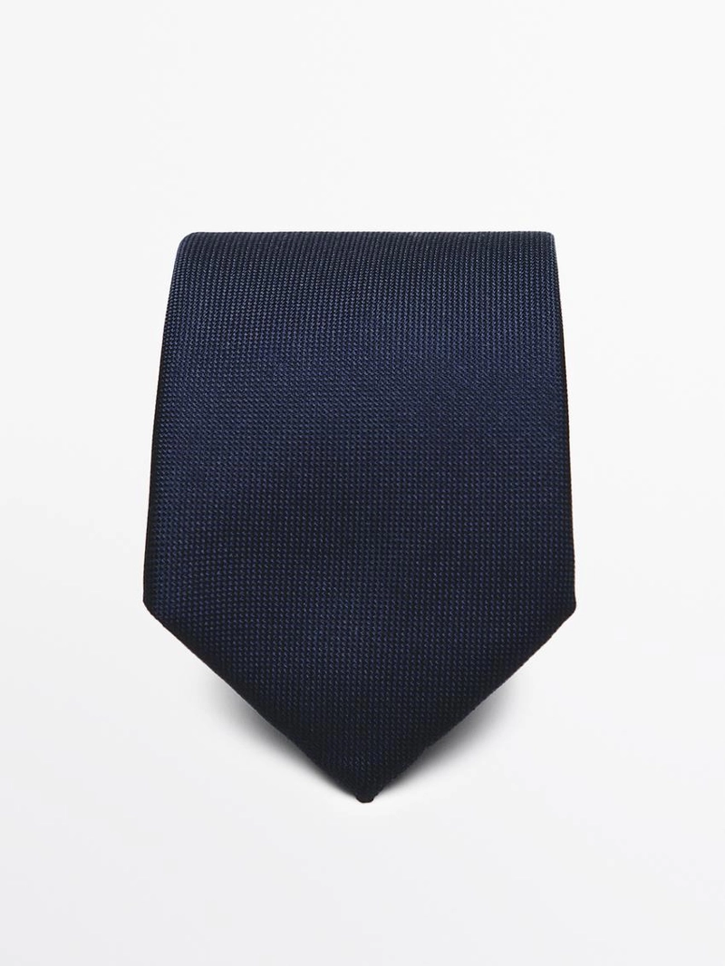 Галстук из 100% шелка с текстурой
