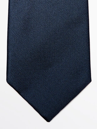 Галстук из 100% шелка с текстурой- Заказать в России