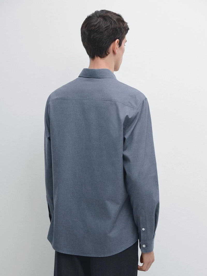 Рубашка melange oxford