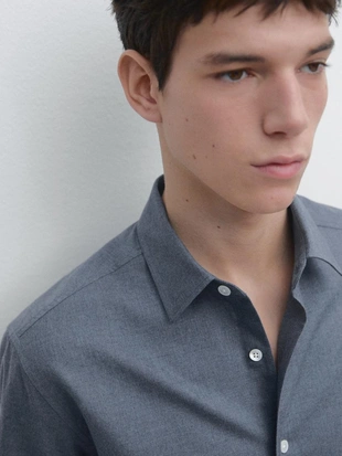 Рубашка MELANGE OXFORD- Заказать в России