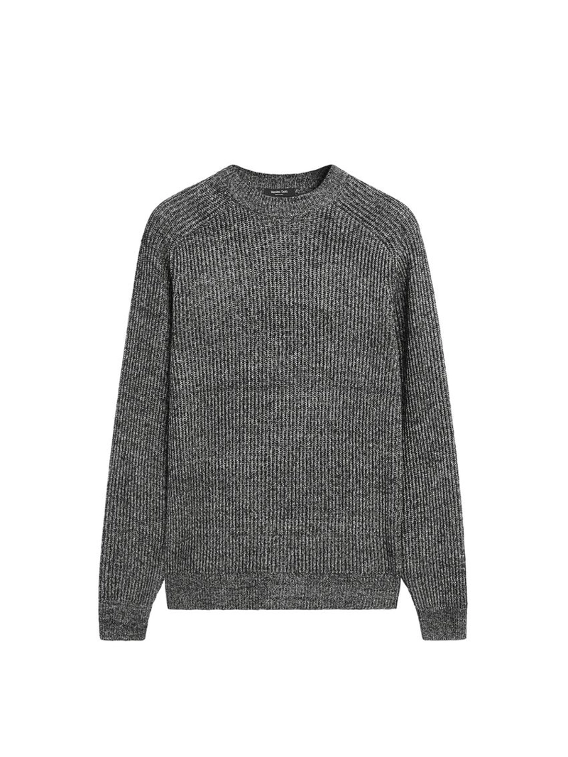 Двухцветный свитер с рукавами раглан