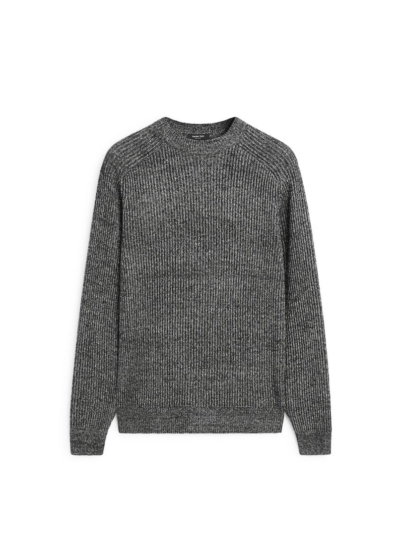 Двухцветный свитер с рукавами раглан