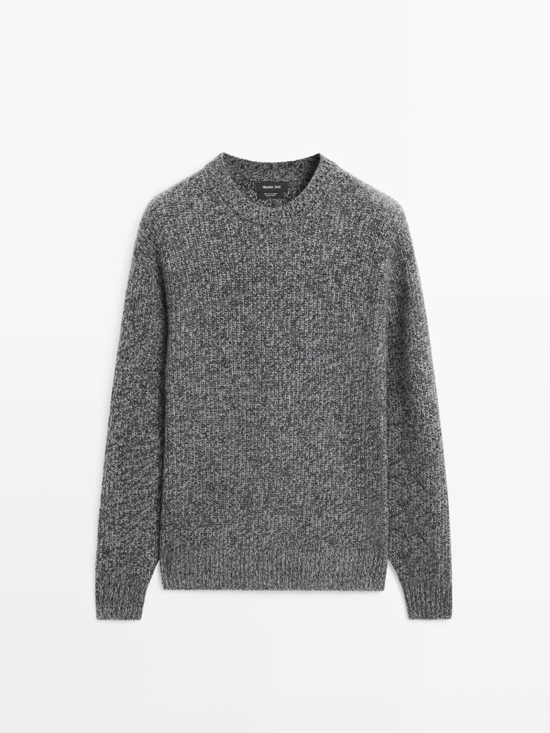 Свитер из вязанного 100% кашемира со вставками