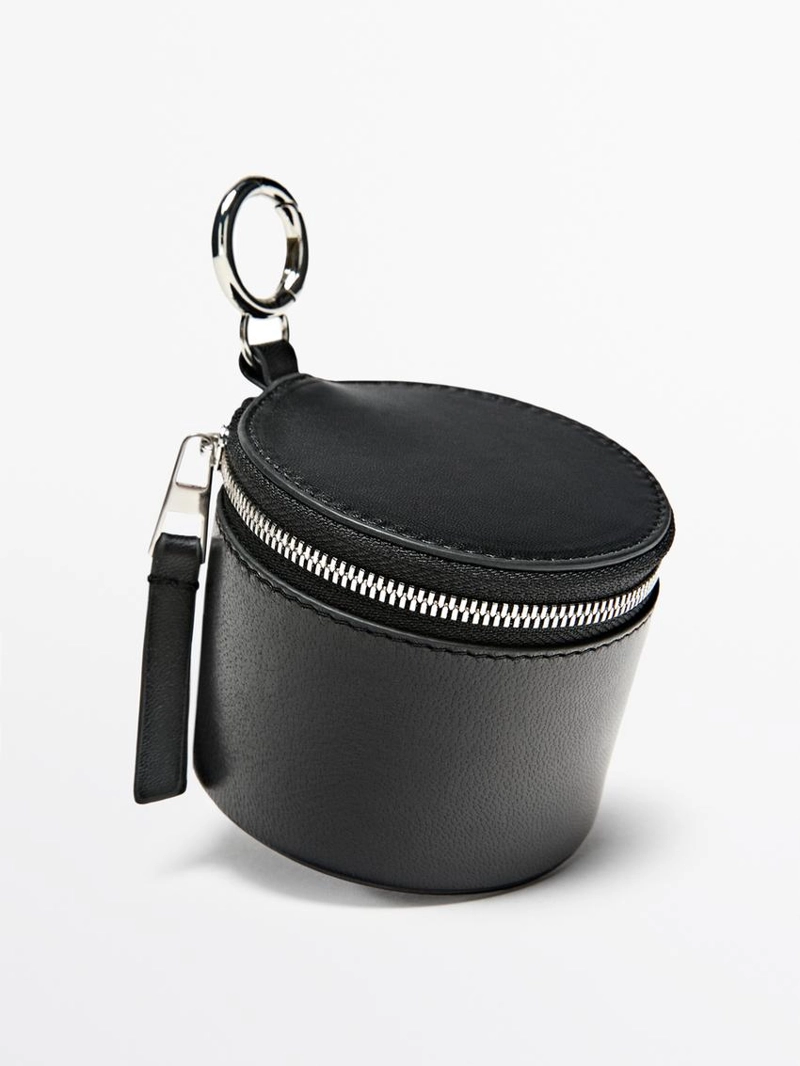 Сумка из овечьей кожи с отделкой нубук