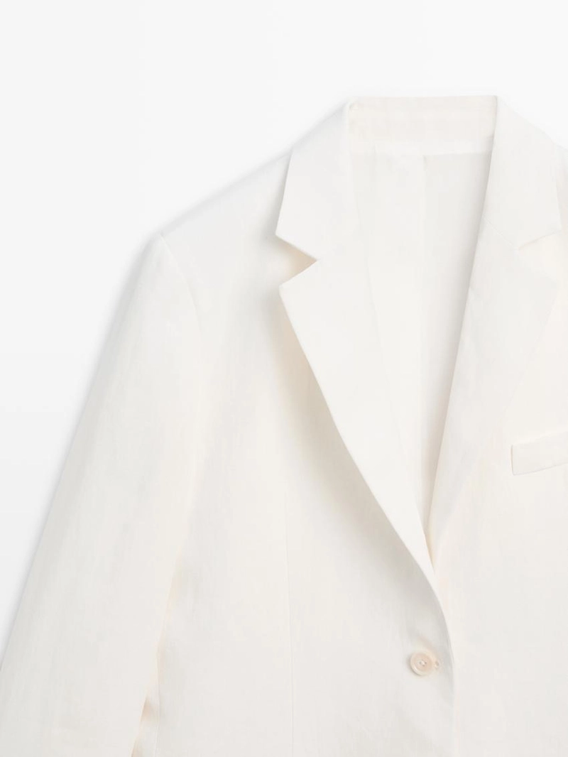 Пиджак из льна