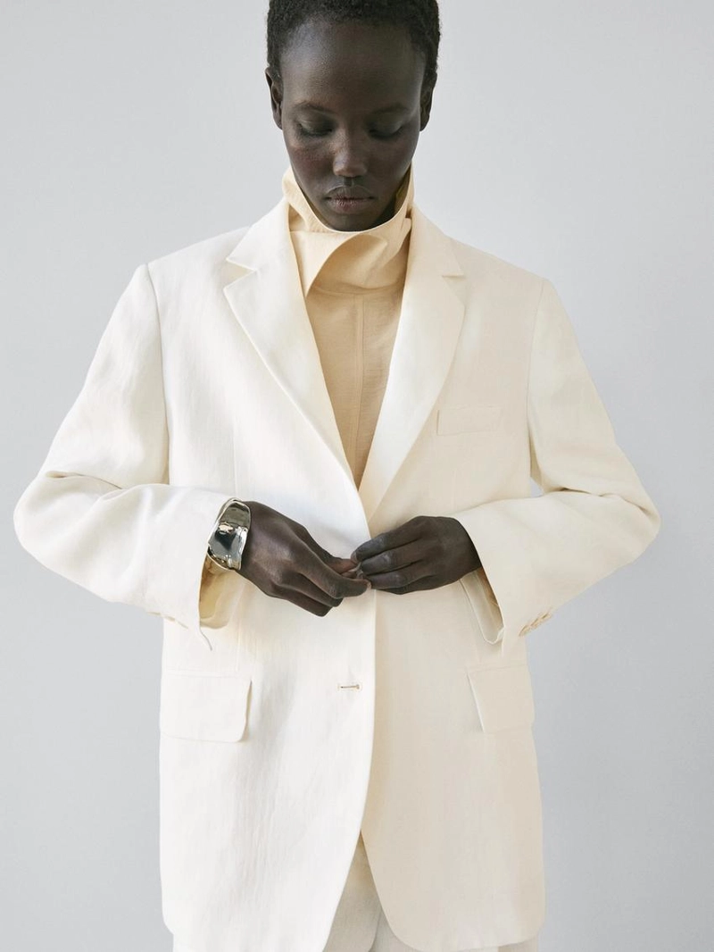 Пиджак из льна