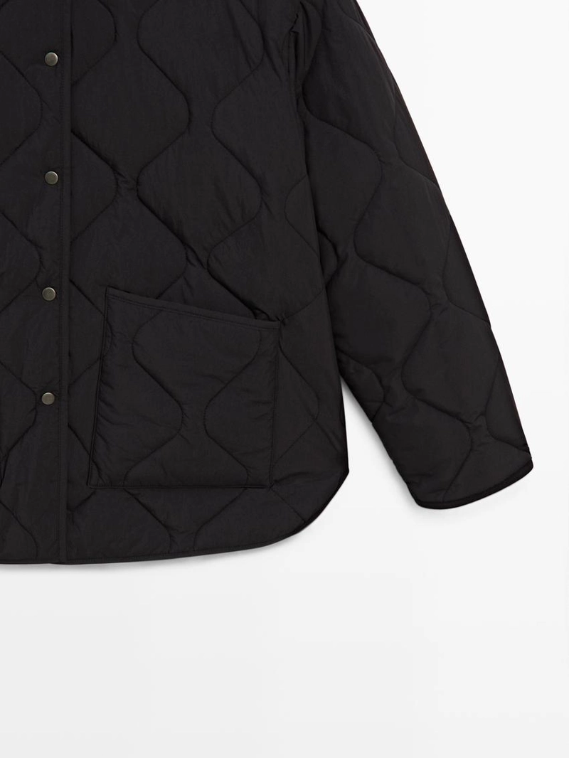 Куртка-пончо с орнаментом стежки