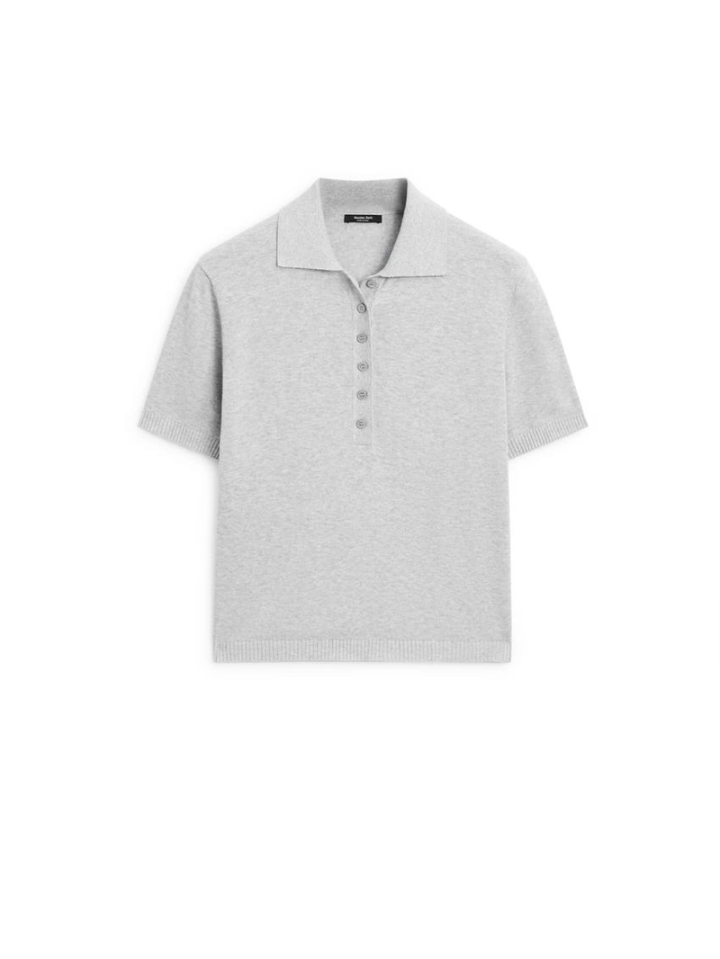 Поло из хлопкового трикотажа