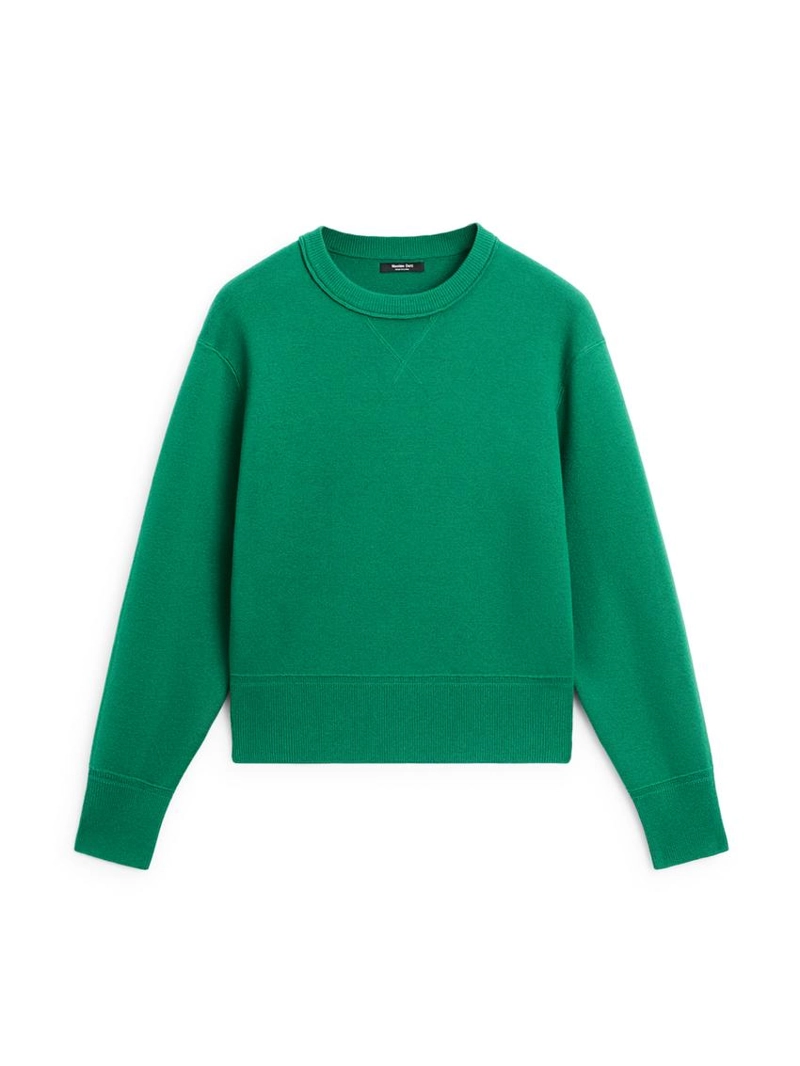 Свитер из хлопково-шерстяной смеси