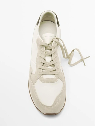 Кроссовки с контрастной задней частью- Заказать в России