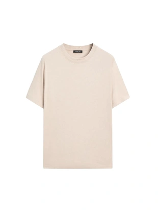 Футболка из хлопкового микса с короткими рукавами- Заказать в России