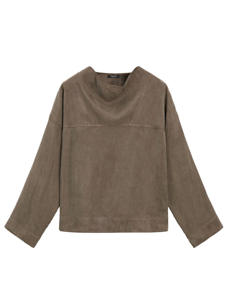 Рубашка с драпировкой