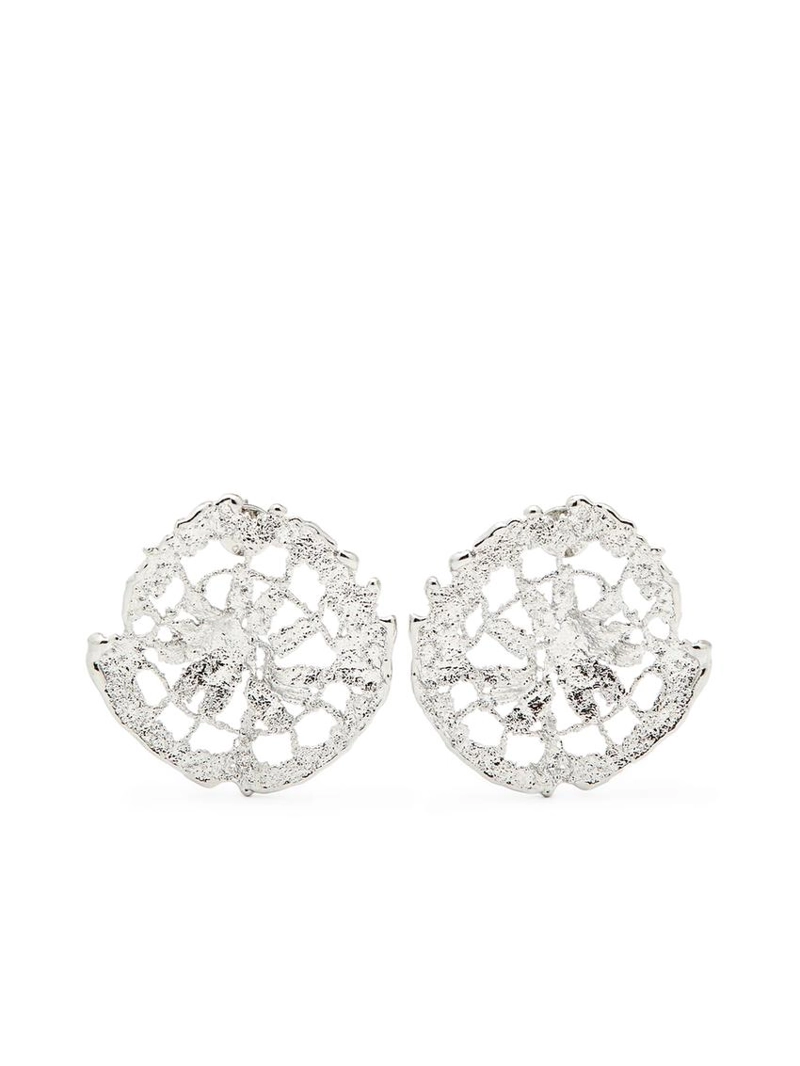 Текстурированные серьги