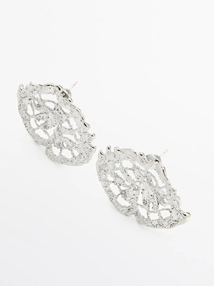 Текстурированные серьги- Заказать в России