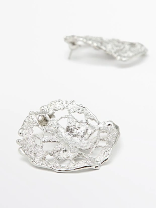 Текстурированные серьги- Заказать в России