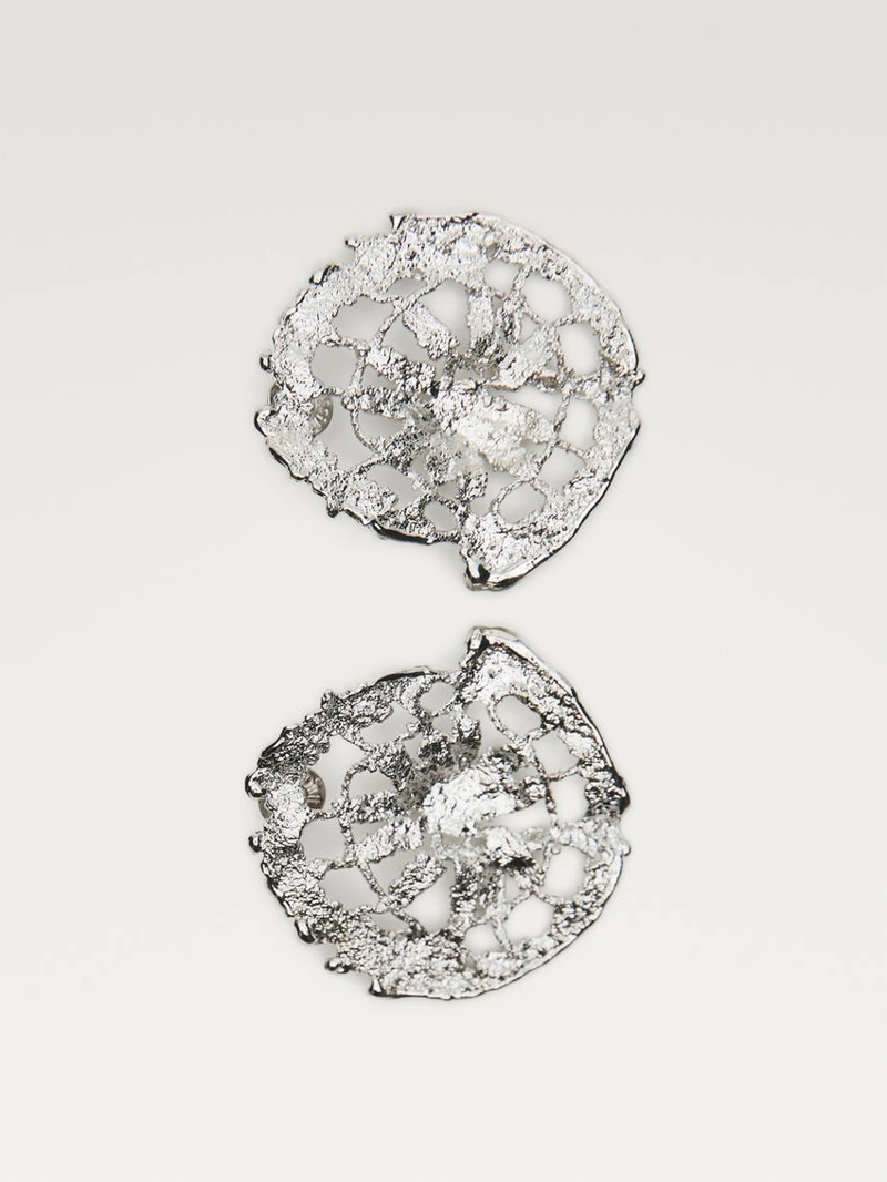 Текстурированные серьги