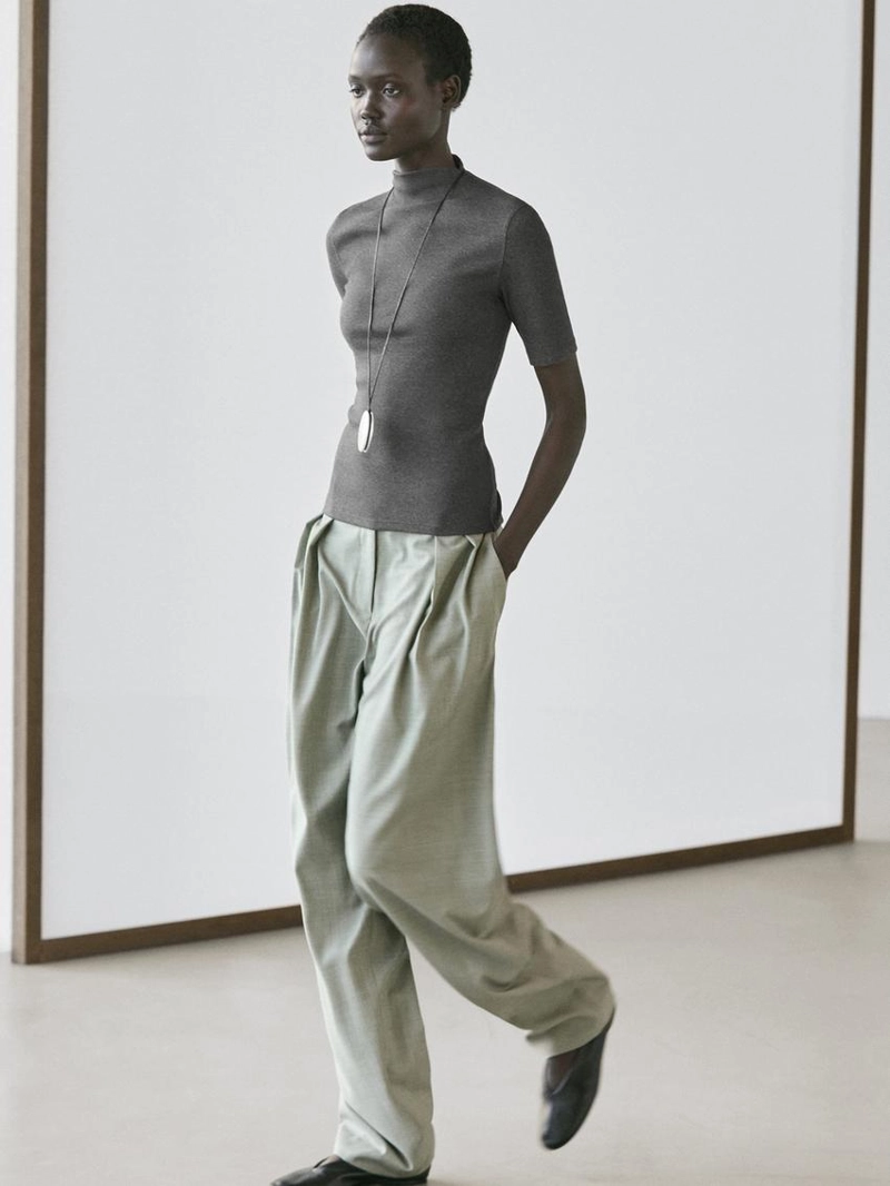 Футболка из хлопкового микса с короткими рукавами